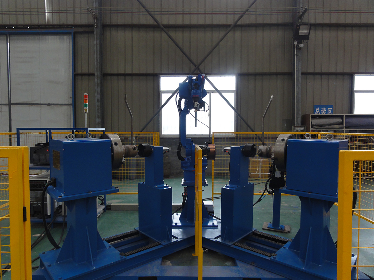 支座机器人焊接工作站-济南冠森自动化设备有限公司