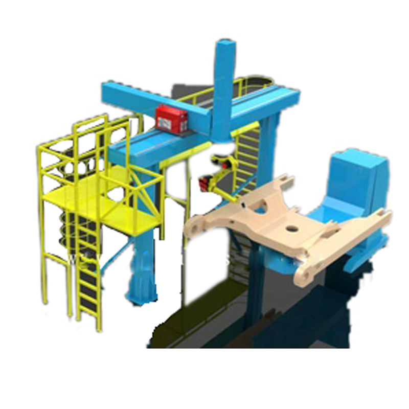 挖掘机X架机器人焊接工作站-济南冠森自动化设备有限公司